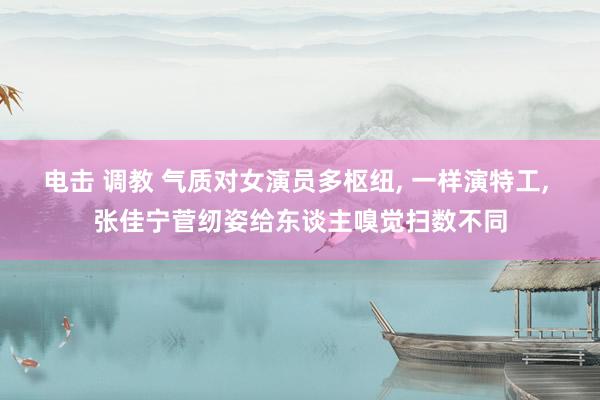 电击 调教 气质对女演员多枢纽， 一样演特工， 张佳宁菅纫姿给东谈主嗅觉扫数不同